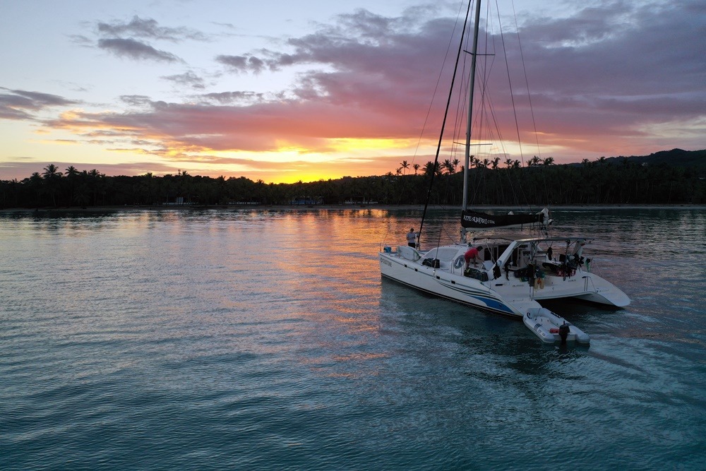 Kitesurfing cruise in the Dominican Republic