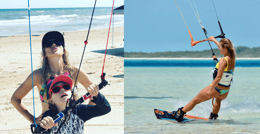 kids kitesurfing in the Dominican Republic